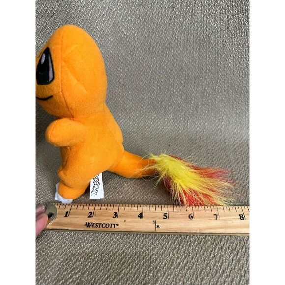 Pokemon CHARMANDER Stuffed Animal Plush Toy Factory 2017 Orange Fire 6.5” - Picture 10 of 10
